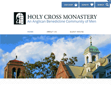 Tablet Screenshot of holycrossmonastery.com